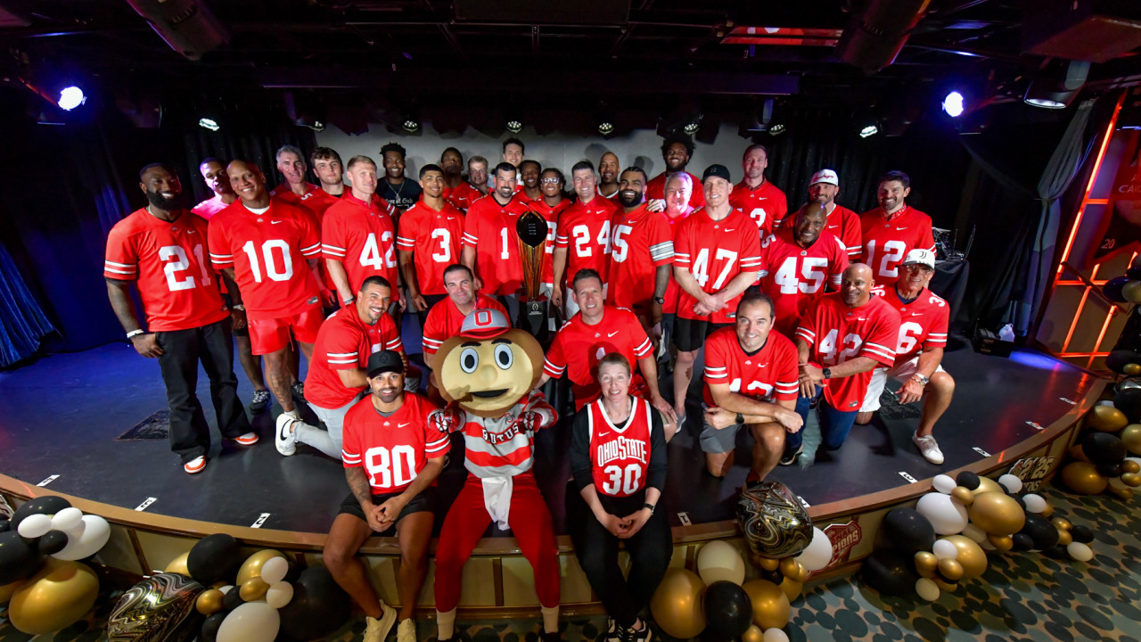 Photo of the Buckeye Greats on the 2025 Cruise!