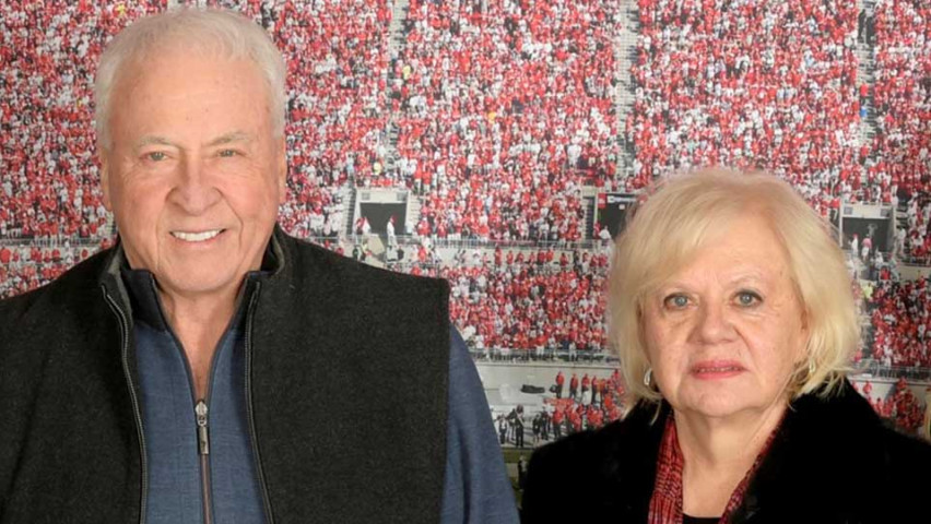 Photo of Tom (left) and Kathy (right) Huff