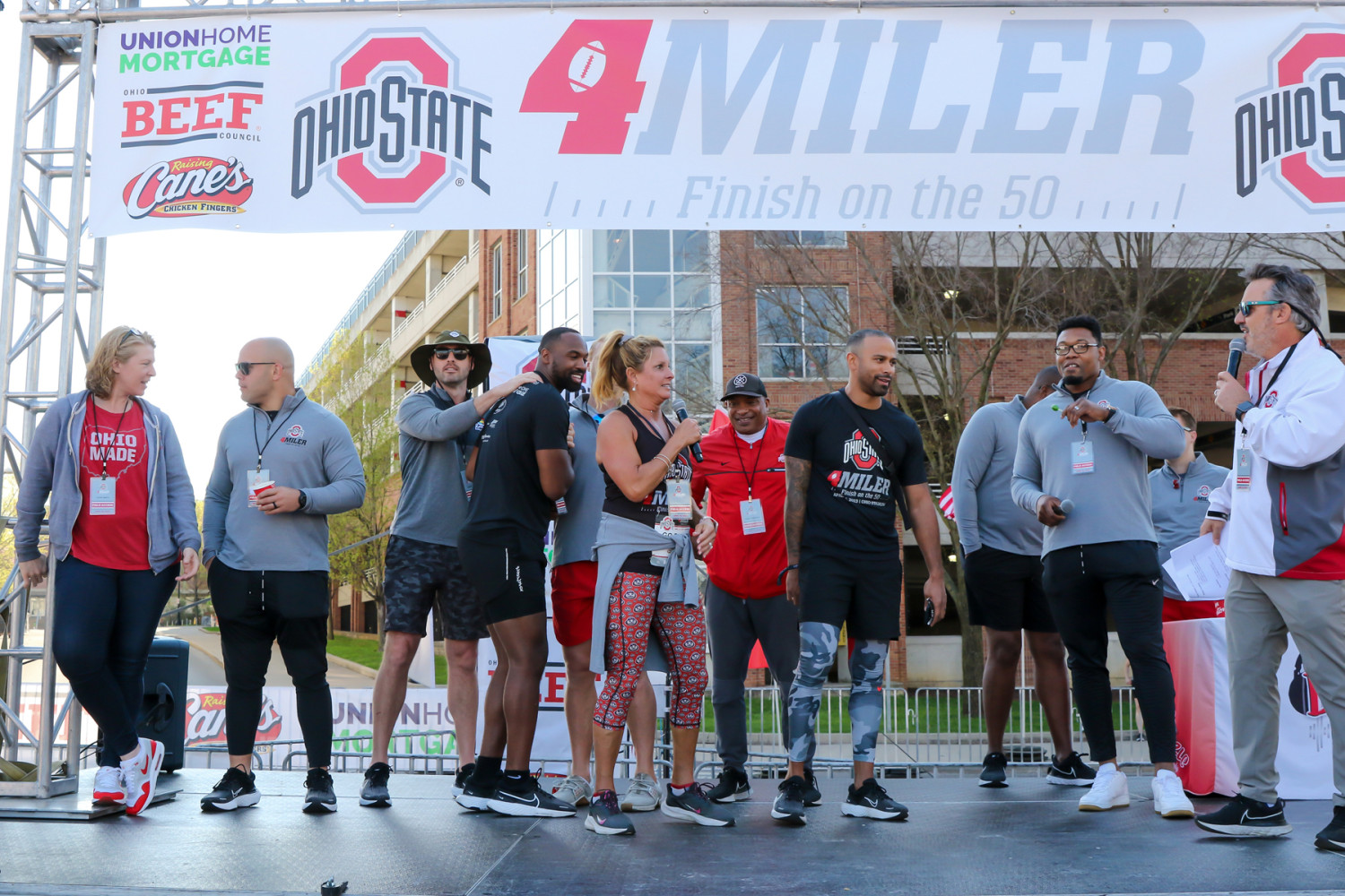 The OSU 4 Miler, largest 4 miler in the U.S.A. right here at Ohio Stadium